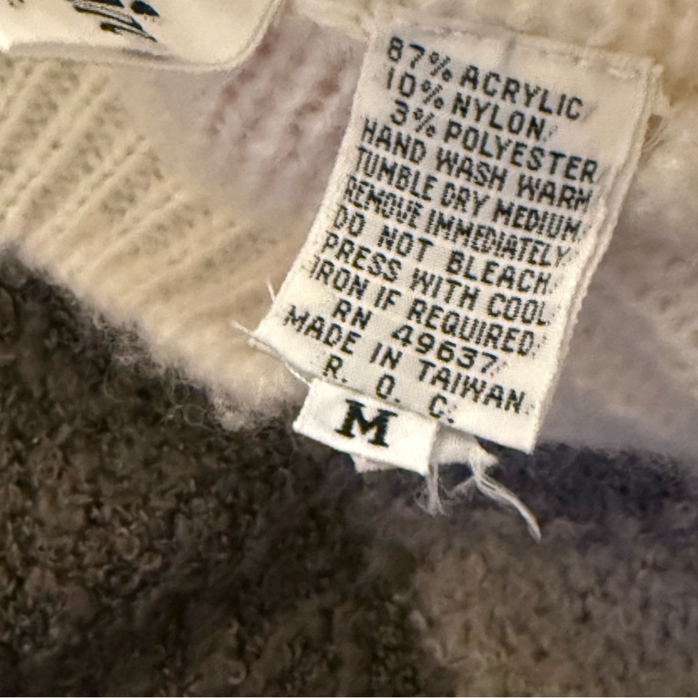 Vintage Donagain Elegant Patchwork Sweater - Crea… - image 4